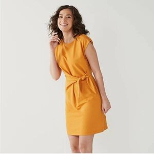 Nine West front tie knot midi dress